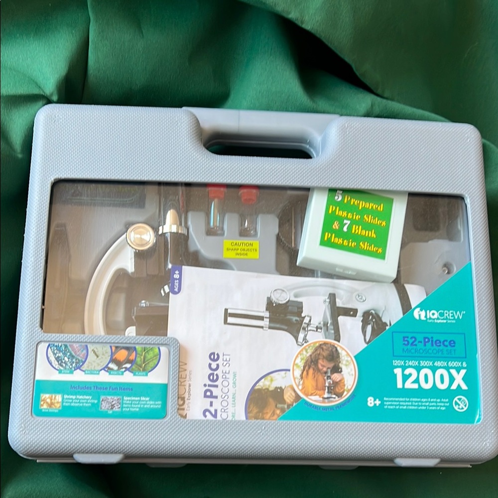 Kids Microscope Set - Gray
